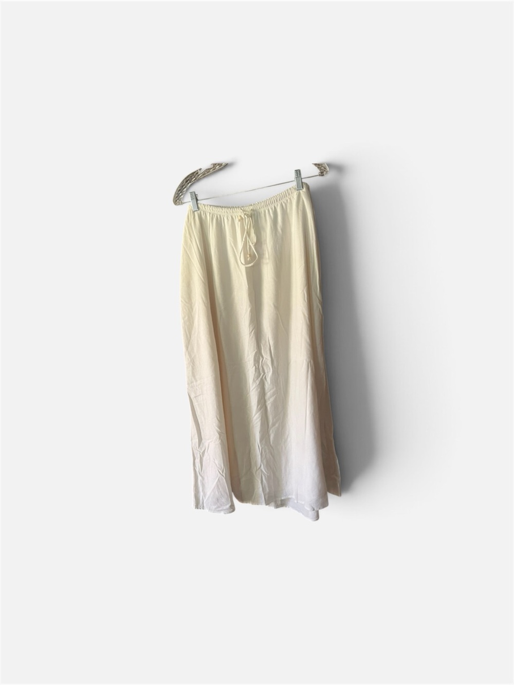 wild fable Cream Maxi Drawstring Skirt